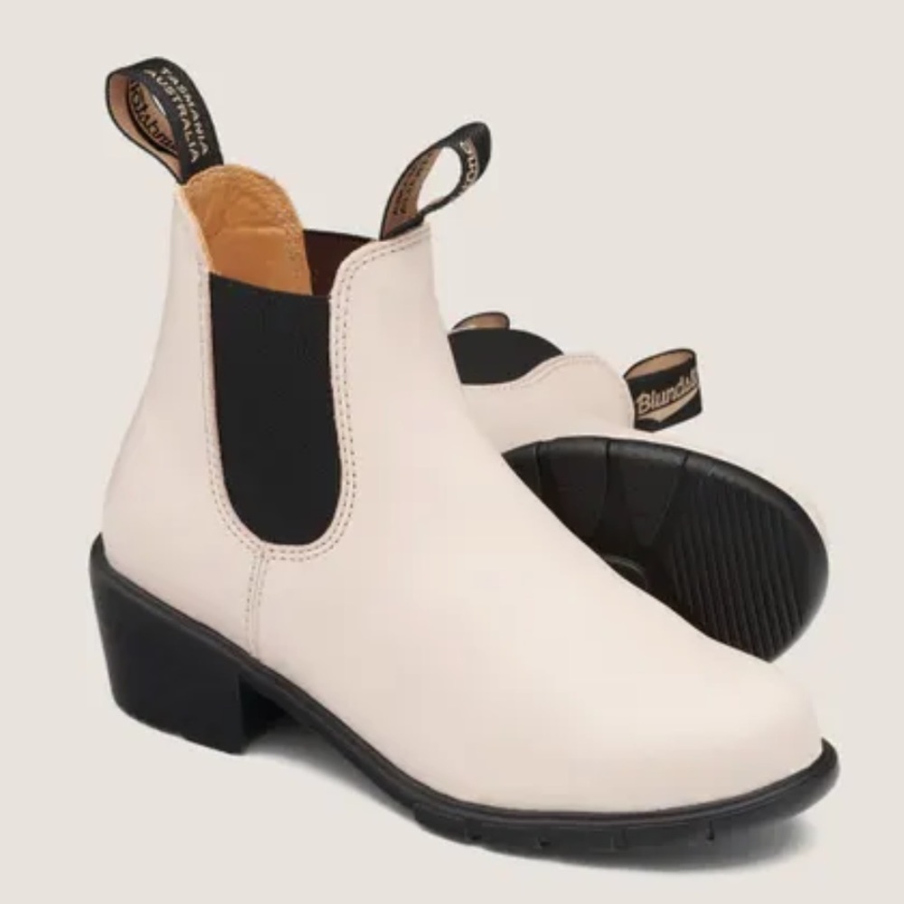 Blundstone #2160 Heeled White Boots